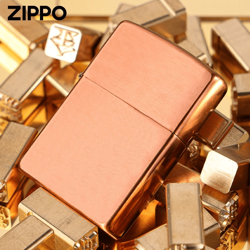 ZIPPO正品 48107 香槟晚霞 紫铜 防风煤油打火机 收藏送礼