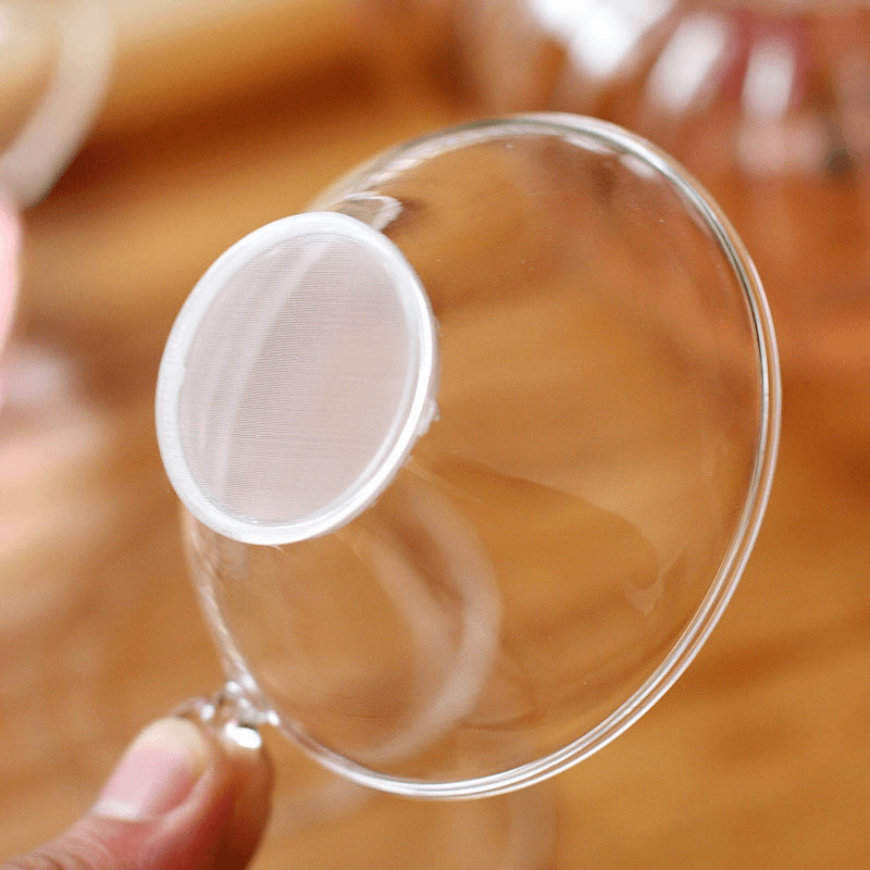 玻璃茶漏茶滤透明耐热过滤茶渣茶叶过滤网漏斗功夫茶具配件滤茶器