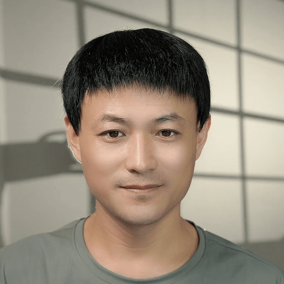 【清爽短发】中老年男士假发短发干练精神齐碎刘海黑色
