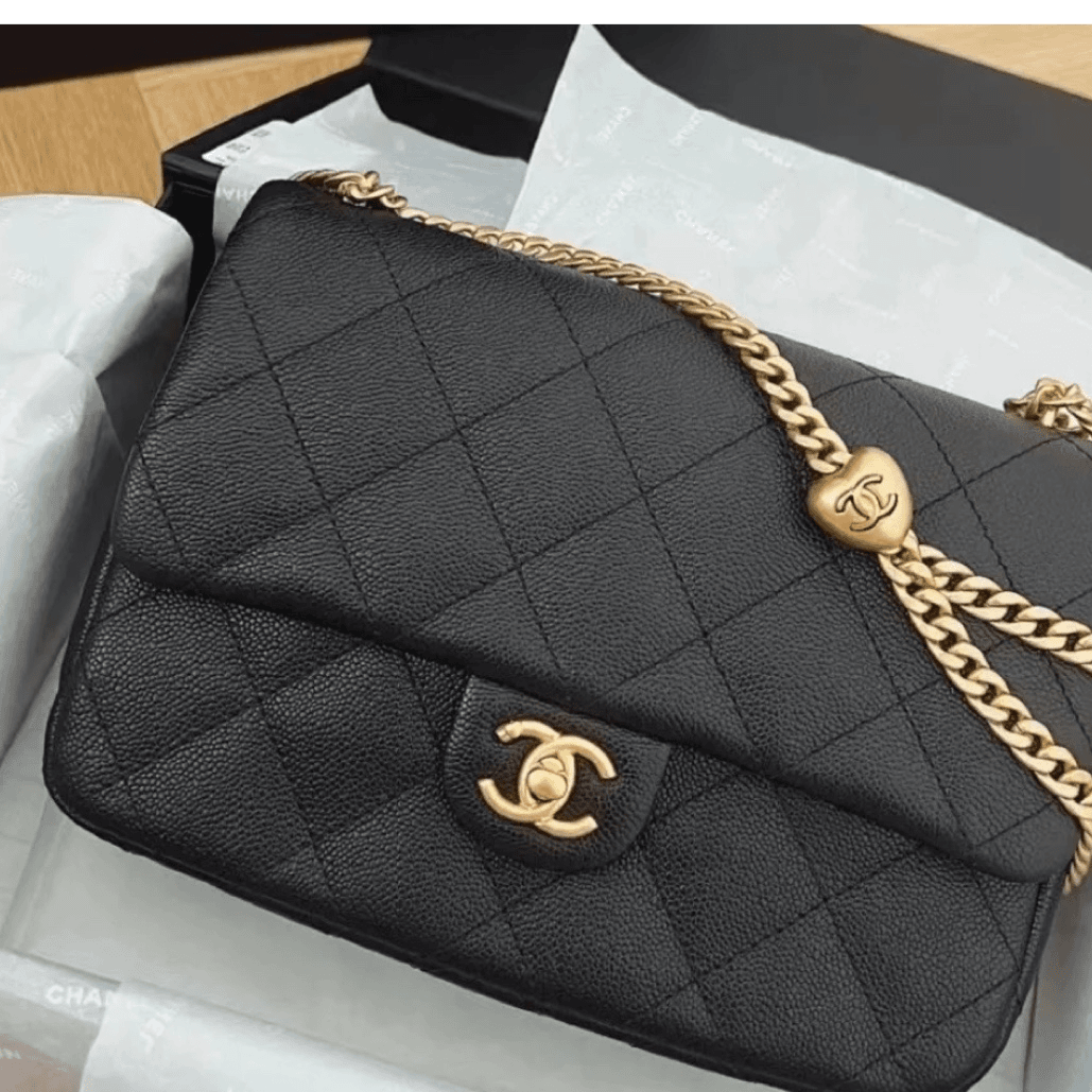 全新未使用 Chanel/香奈儿 一行奢品|香奈儿23P爱心方胖子|8271