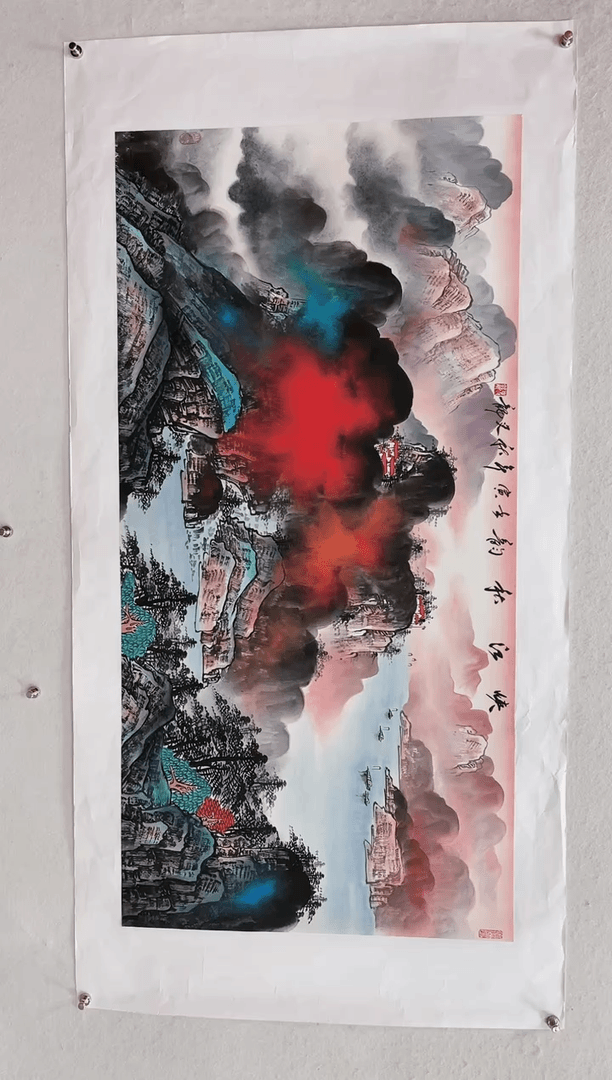 【闪购商品】绘画史龙-四尺山水-9910