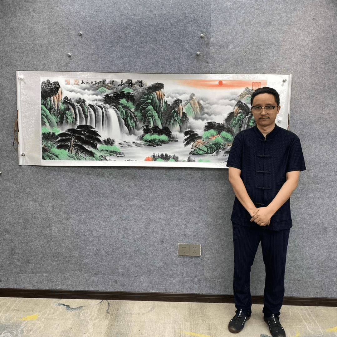 马迎春 《富水长流》 小六尺白