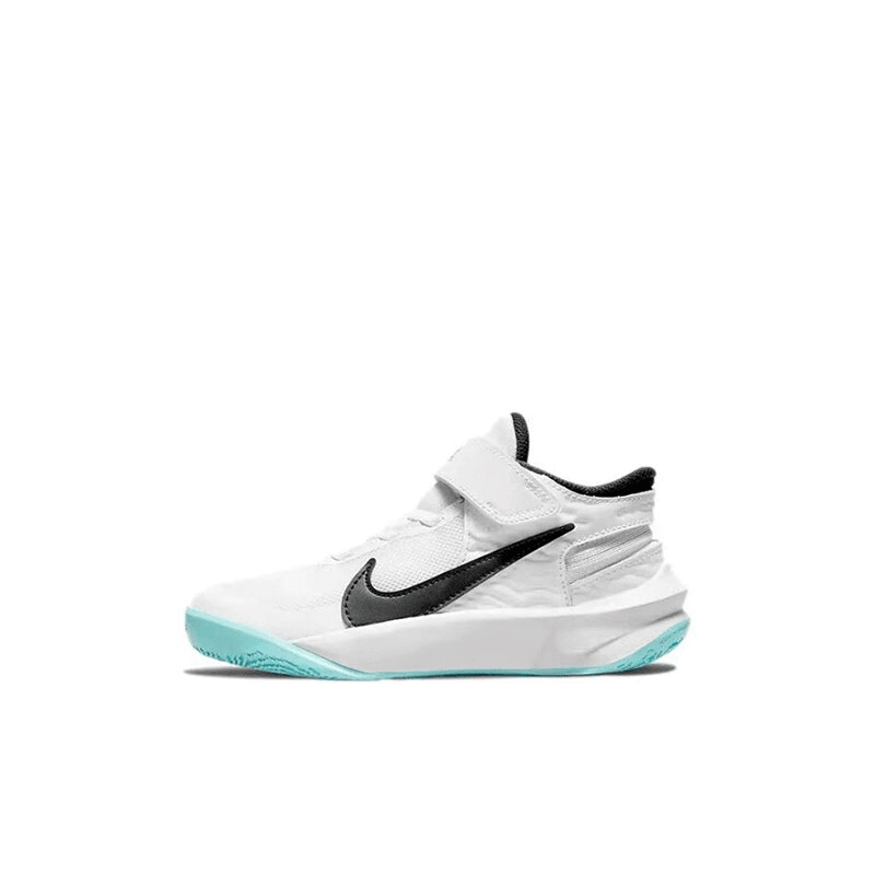 Nike耐克儿童篮球鞋男童女童耐磨训练魔术贴大童运动鞋DD7302-102