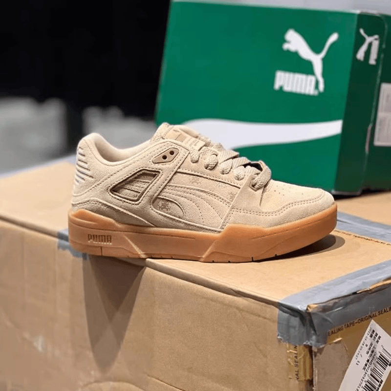 (WZ)PUMA彪马Slipsteam男女小麦色低帮厚底休闲运动鞋388716-01