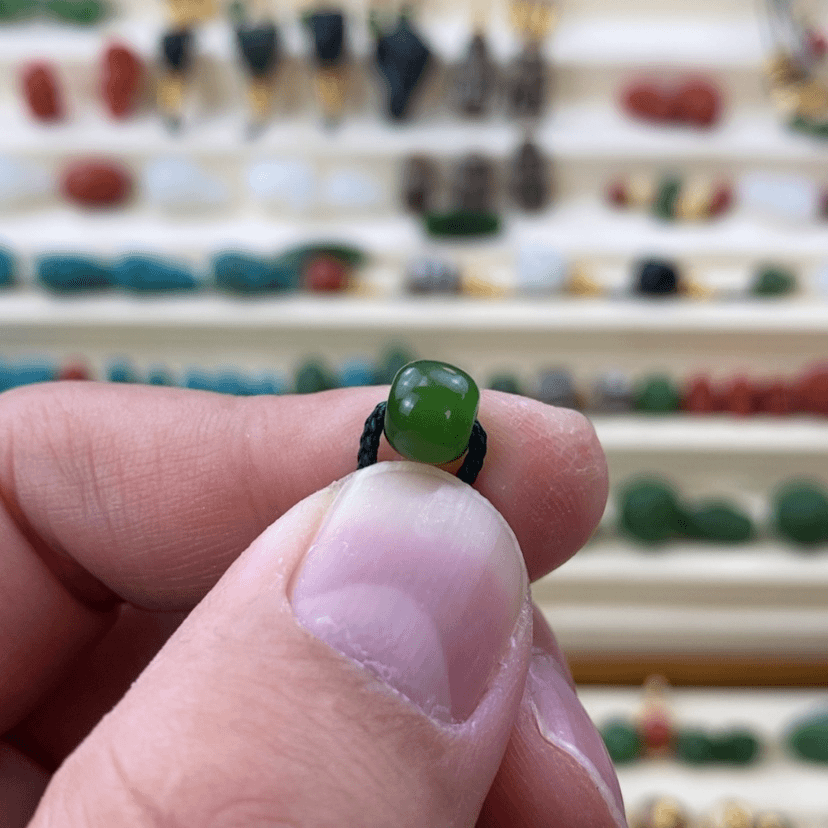 【闪购商品】和田玉（碧玉）颈饰未镶嵌老**克
