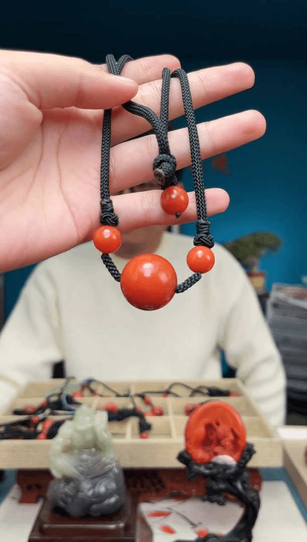 【闪购商品】南红玛瑙颈饰未镶嵌锁骨珠