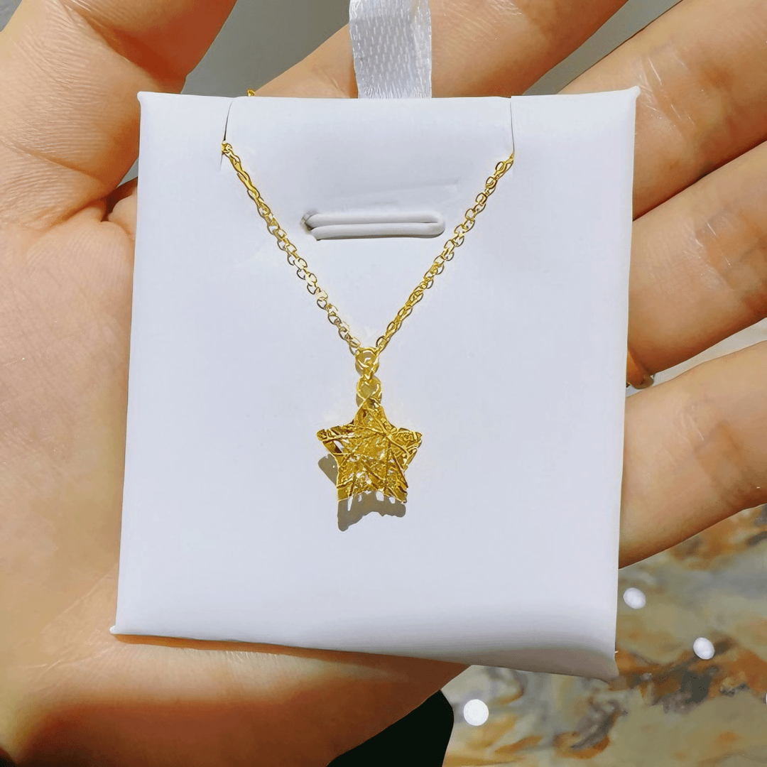 黔晋福足金999黄金5G满天星套链爆款女款时尚百搭素款灵动轻奢