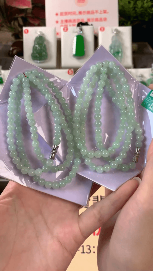 【闪购商品】翡翠珠链未镶嵌多样性随机发一个