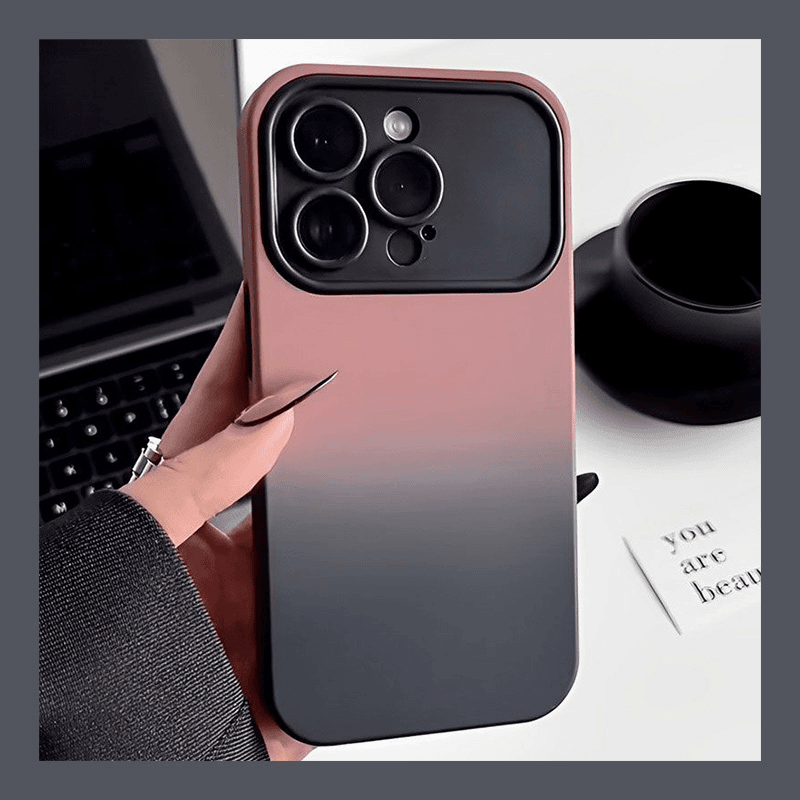 高级感渐变撞色iPhone14pro苹果13手机壳12promax简约11小众xs/xr