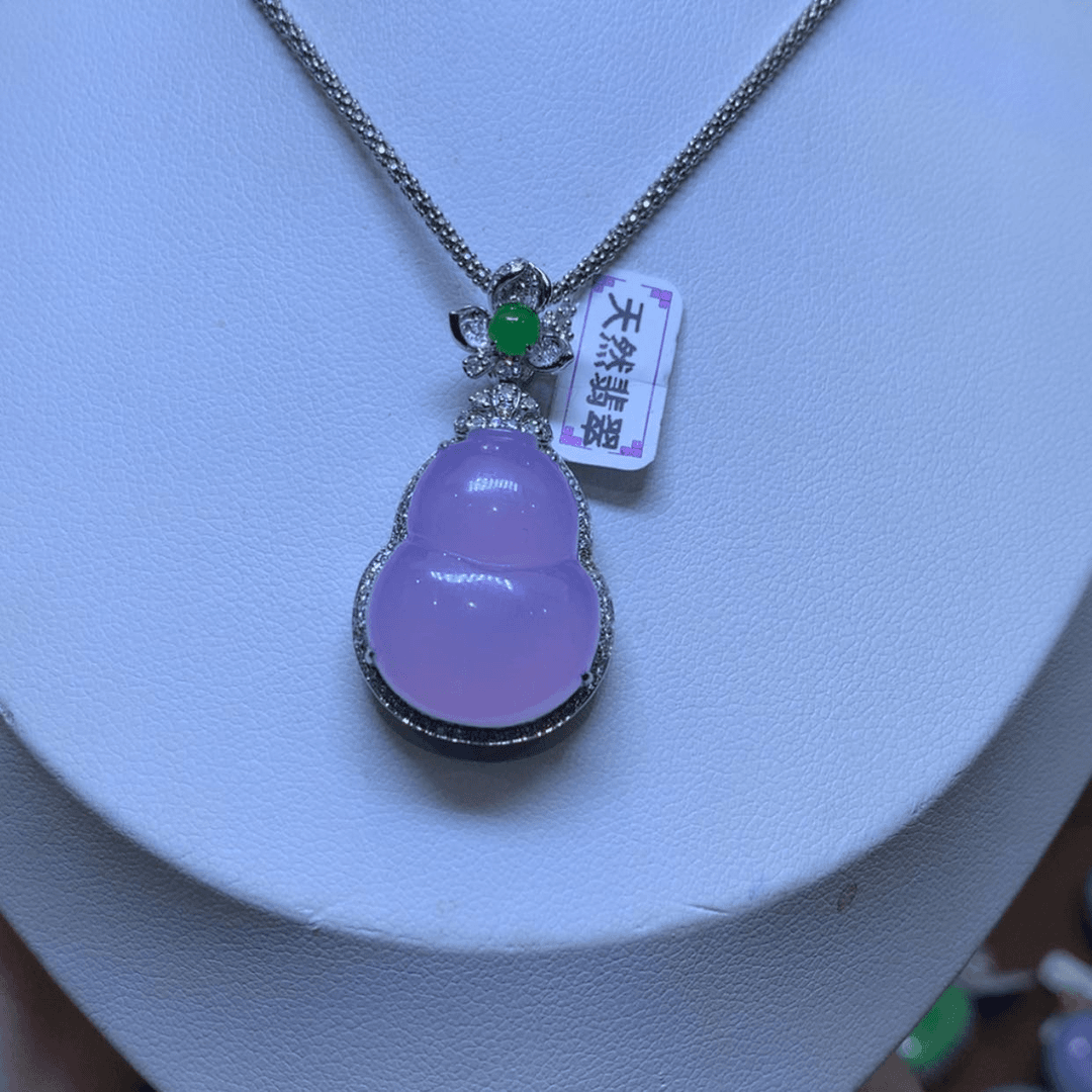 【闪购商品】翡翠颈饰18K金镶嵌