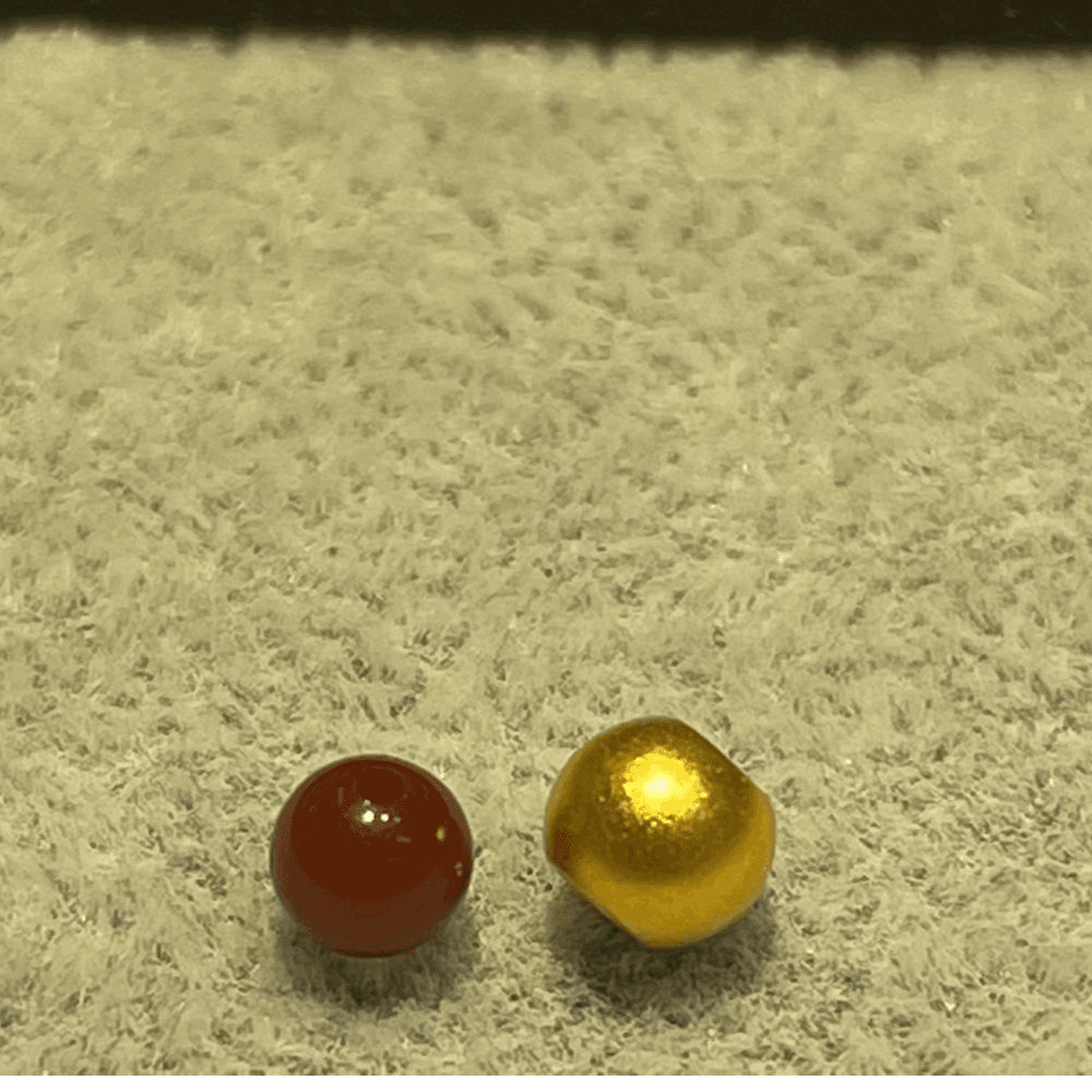 5mm足金999古法金珠