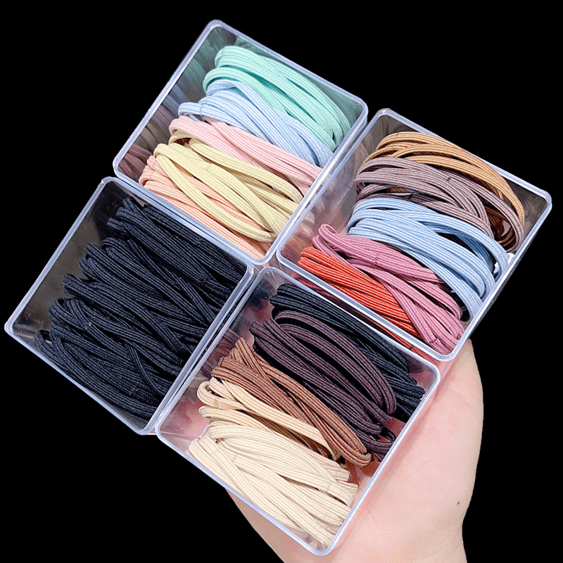 女大童高弹力发圈大号头绳小女孩扎马尾发绳皮筋不伤发公主头发饰