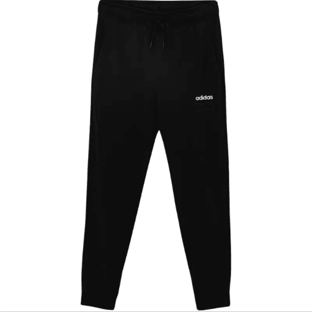 adidas/阿迪达斯 男士黑色时尚百搭简约潮流梭织休闲长裤 H59449