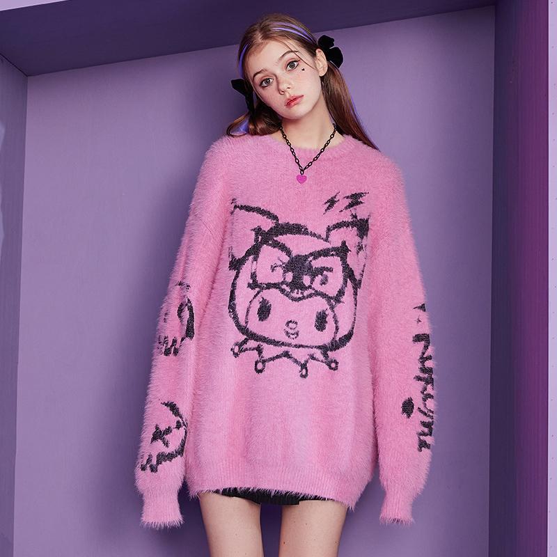 【邱莹莹专享】【酷洛米联名】UNIFREE毛衣女新款U214K987P1W1