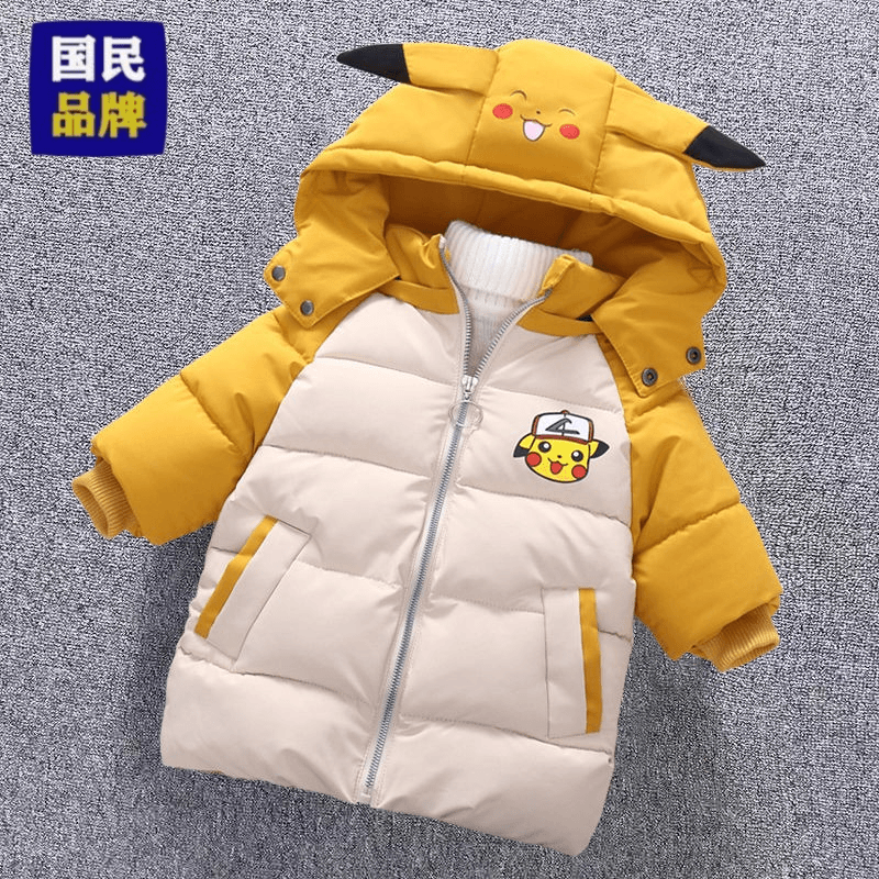 2024婴幼儿童装冬季中长款加厚棉衣小童面包服棉袄宝宝加棉衣服潮