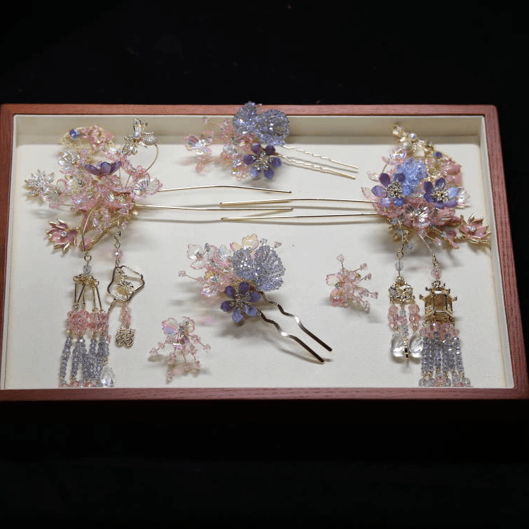 非金属硅胶婚庆饰品 卡帝美学高端定制款头饰9913