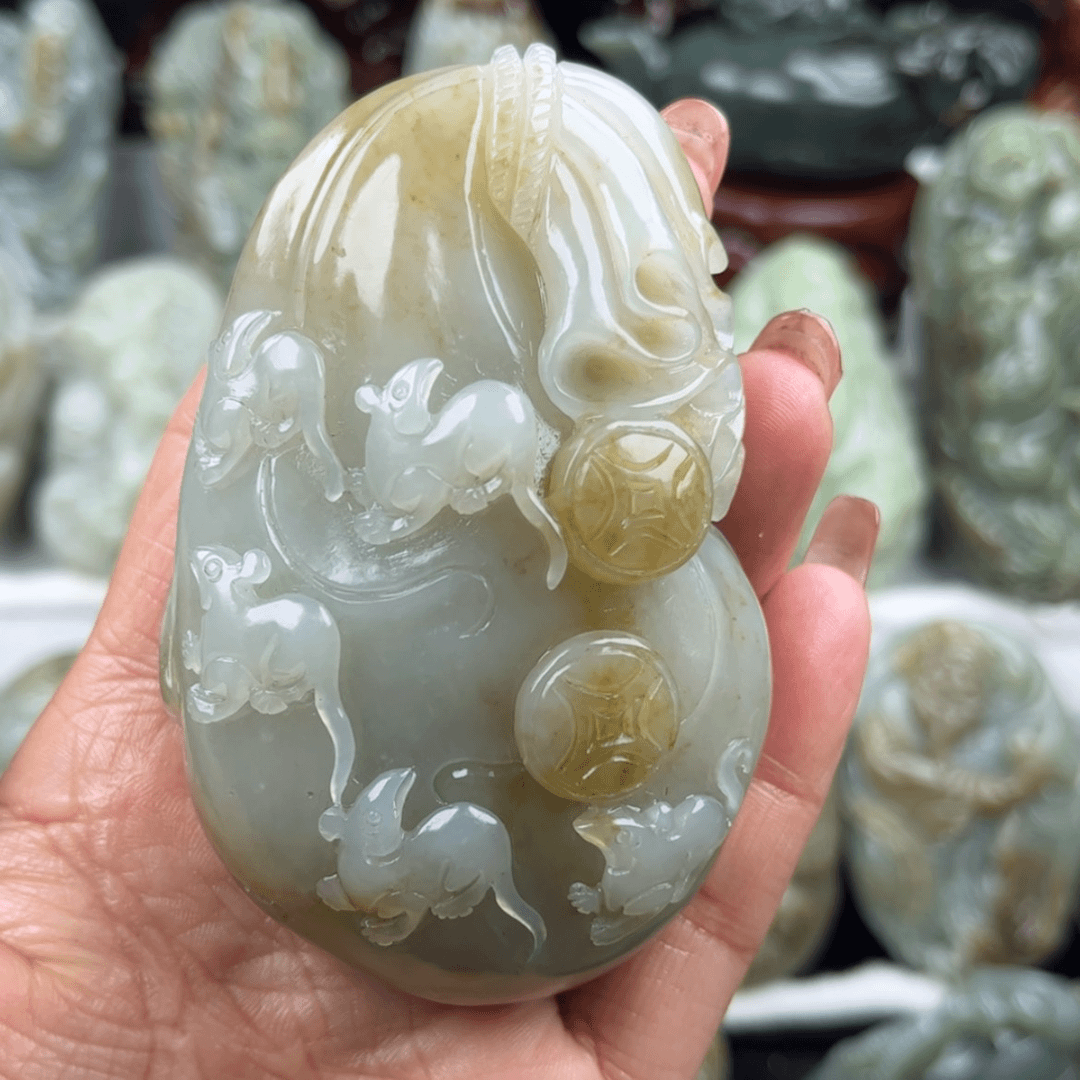 【闪购商品】和田玉把件未镶嵌时**～