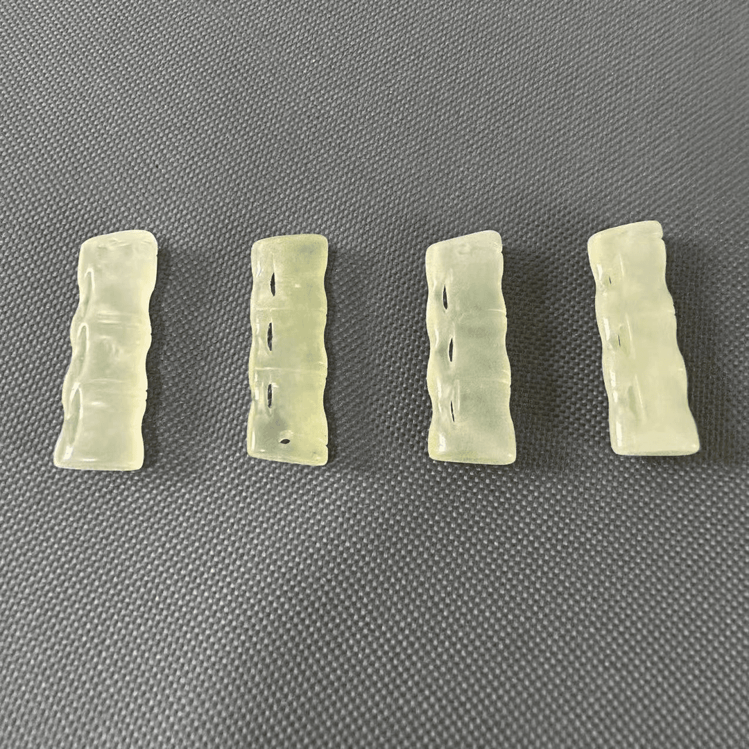 【青云玉矿】蛇纹石玉未镶嵌多样性随机发一个竹节