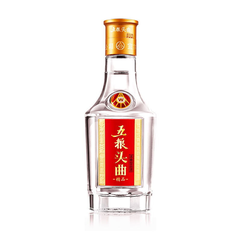 wuliangtouqu/五粮头曲总仓粮食酒精品小酒 2瓶装45度100ml