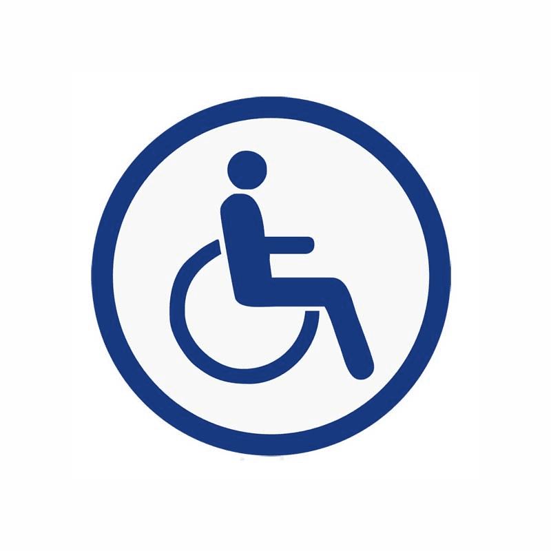 残疾人机动车标志 汽车贴纸反光贴警示贴前挡后挡贴C5车尾贴