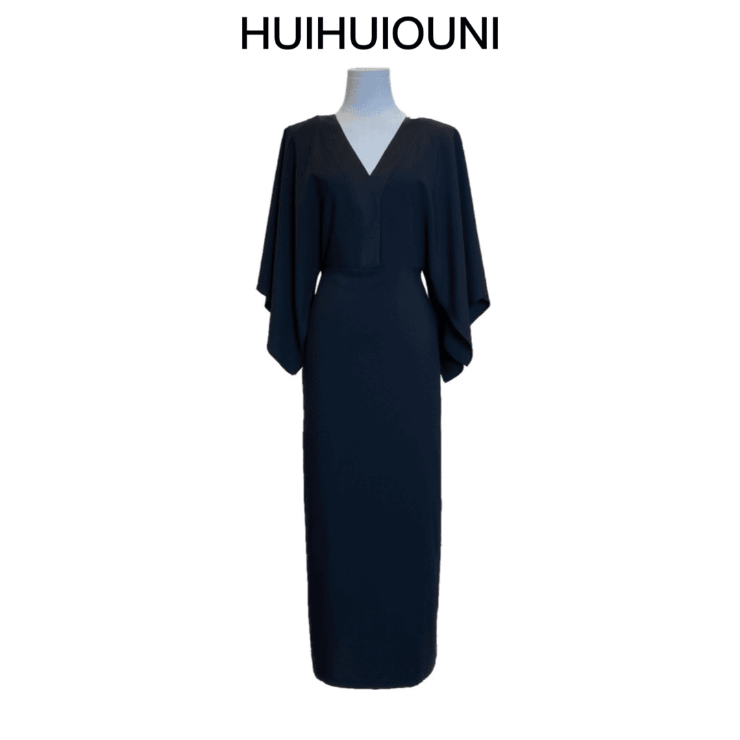 慧慧欧尼   入画江南    Designer夏季设计气质V领连衣裙设计师