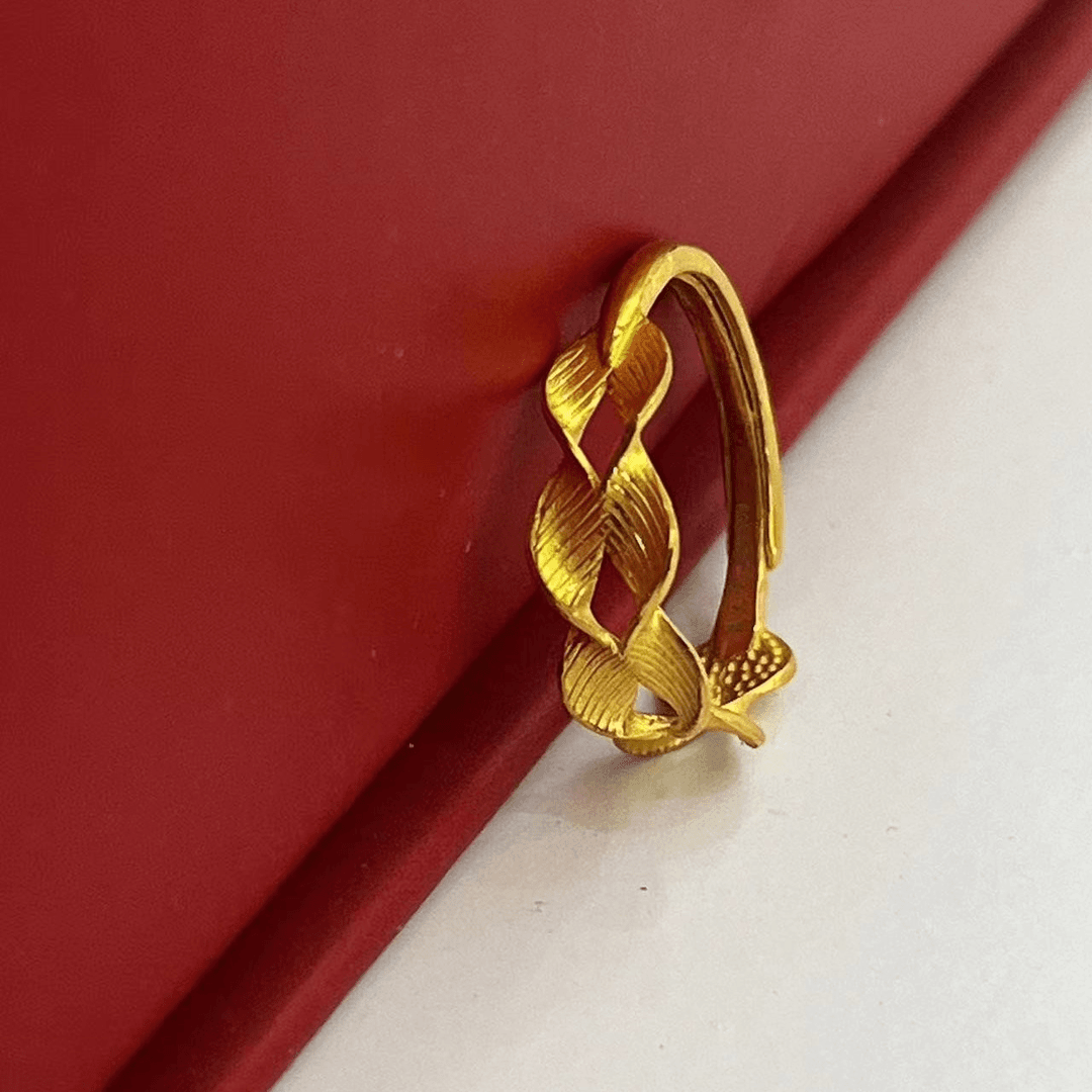 Chow Tai Seng/周大生足金经典热卖麦穗戒指