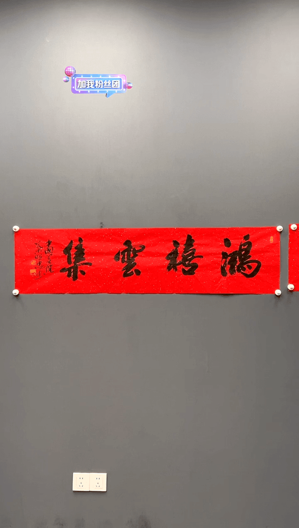 【闪购商品】书法叶照忠 鸿禧云集 4平尺