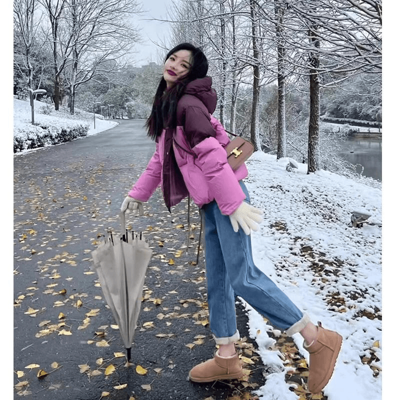 雅鹿冬装2023年新款爆款棉袄高级感超好看羽绒棉服棉衣厚外套女款