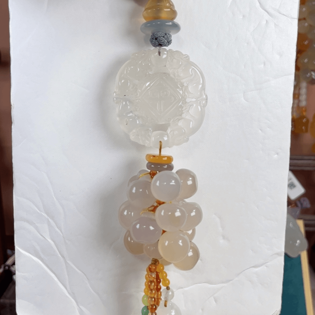 【闪购商品】玛瑙车挂未镶嵌@@GP1187