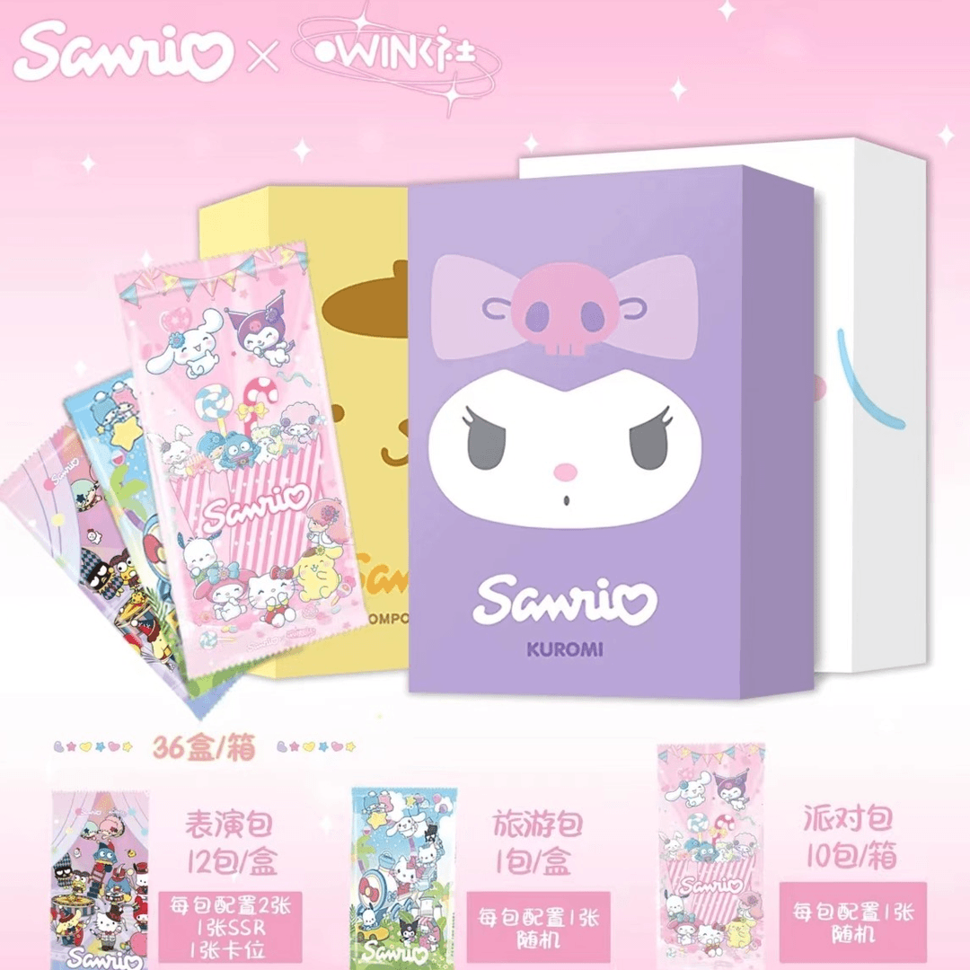 wink社三丽鸥普卡30张
