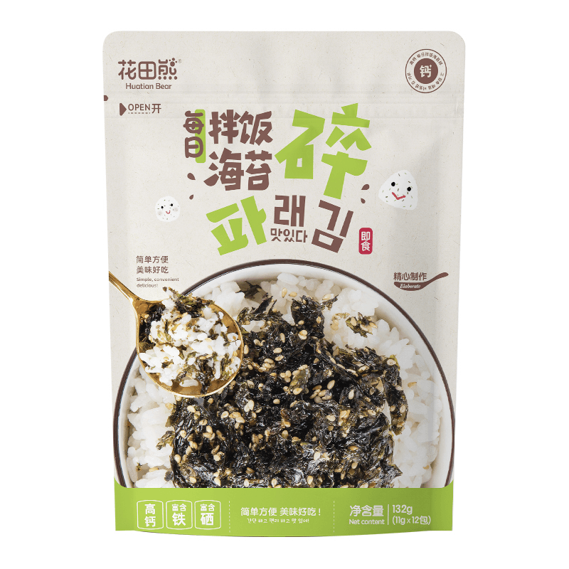 花田熊儿童拌饭料高钙海苔碎132g*1袋