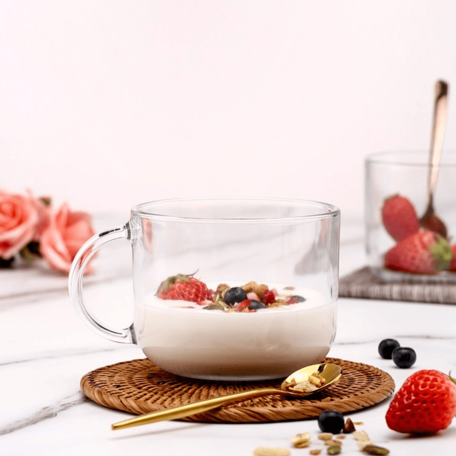 【直播专享】独角犀Rhino Life 大容量玻璃热饮杯500ml玻璃杯