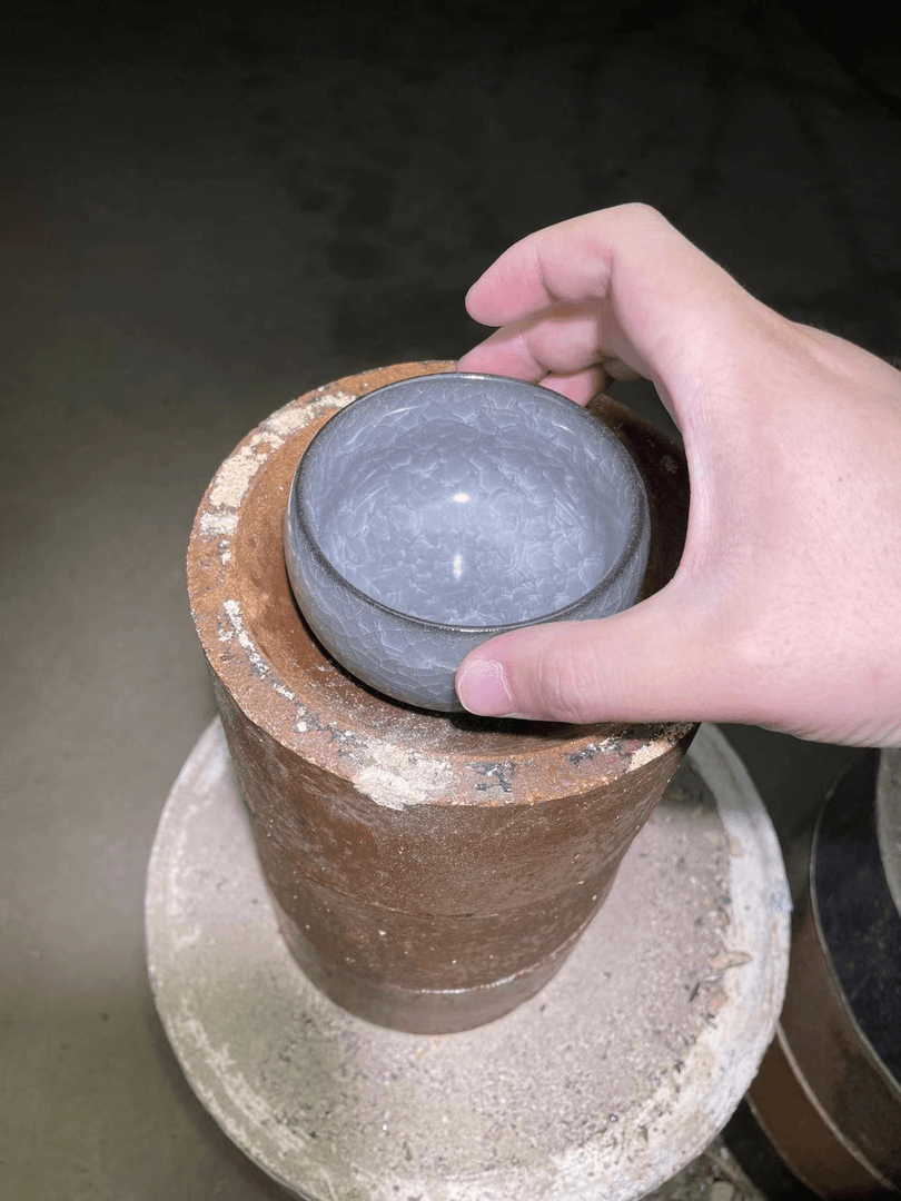 【闪购商品】 茶盏 黑冰 A 禅定 （配礼盒 收藏证书）