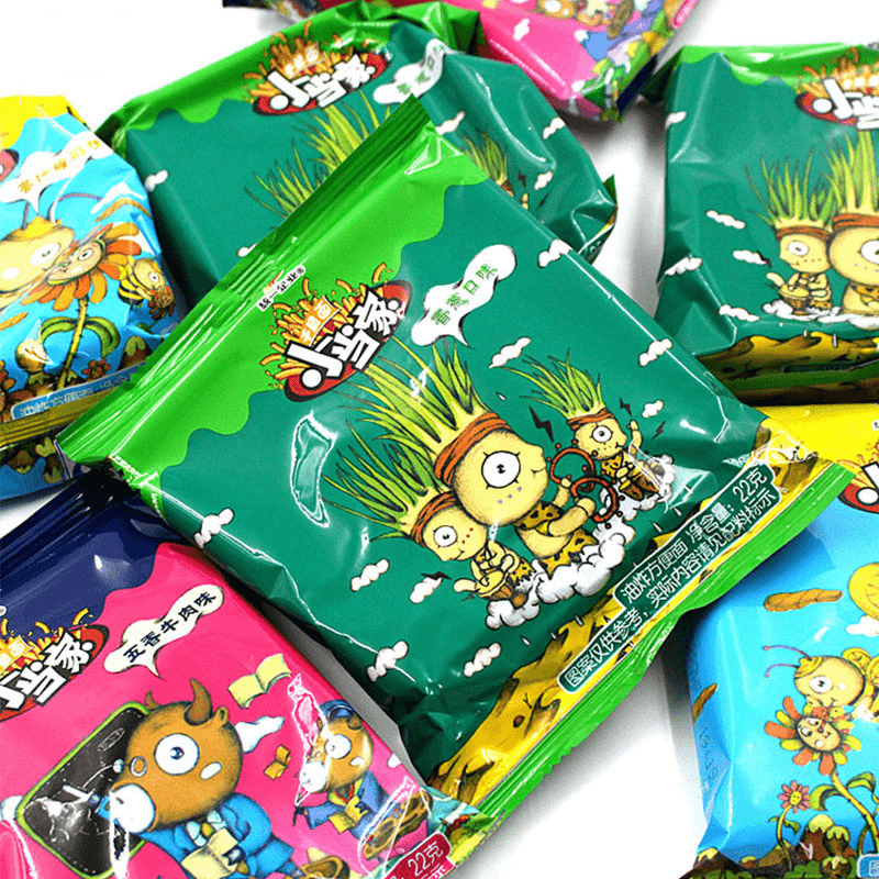 小当家干脆面方便面0后怀旧香葱味老式食品小吃干吃儿童零食笋0g
