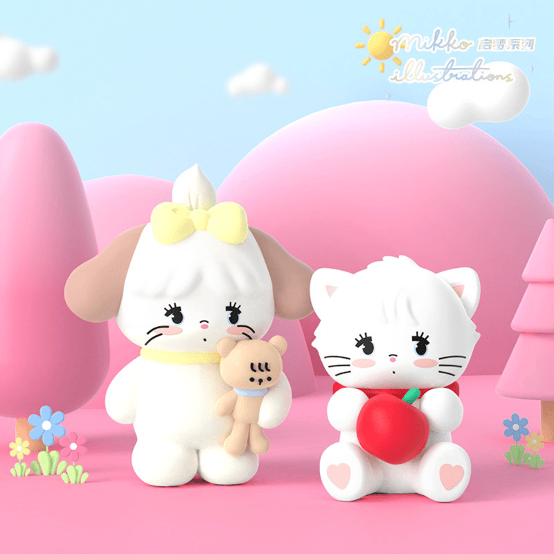 【加加乐】可爱mikko 启梦盲盒系列摆件创意桌面摆件车载摆件产品