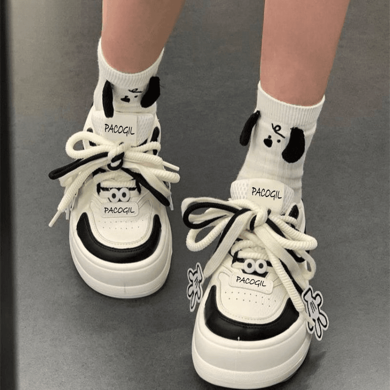 时尚小众秋冬百搭小码女鞋韩版小个子特小码学生校园厚底板鞋复古