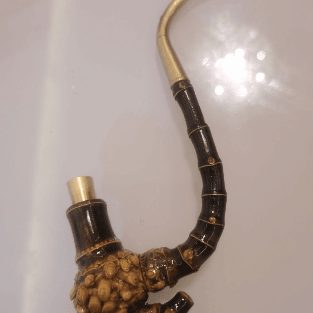 手工制作竹节烟斗