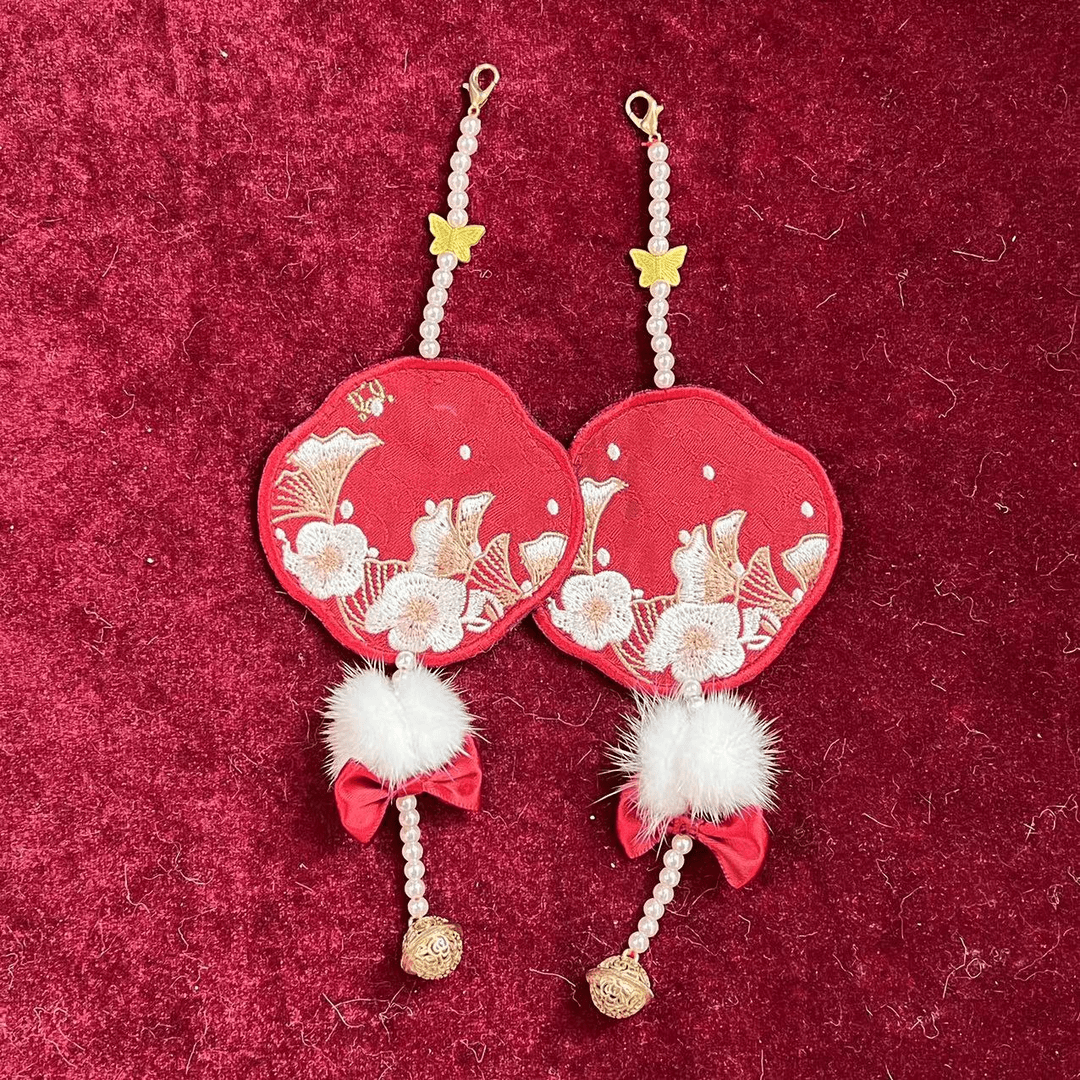 同款刺绣铃铛吊坠