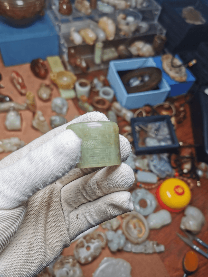 古玉老玉籽料玉扳指