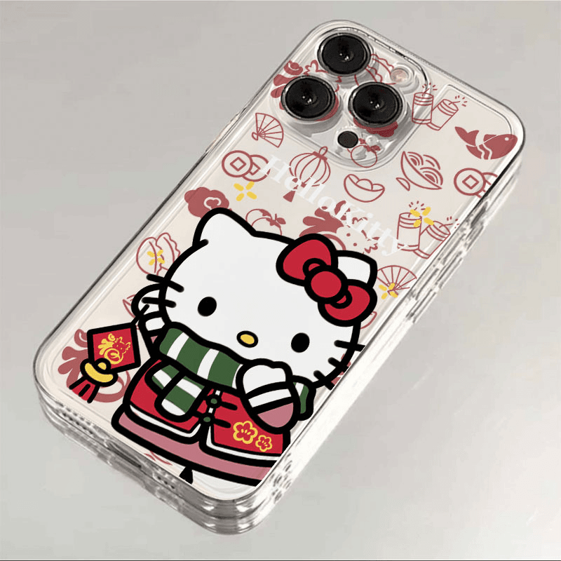凯蒂拜年苹果15手机壳iPhone14promax新年7/8plus创意13/12/11/xr