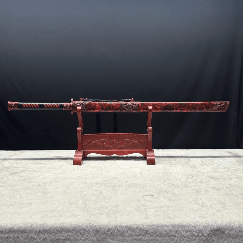 HAOTIAN/昊天风尘剑阁 螭焰唐横刀  冷兵器未开刃工艺品收藏品