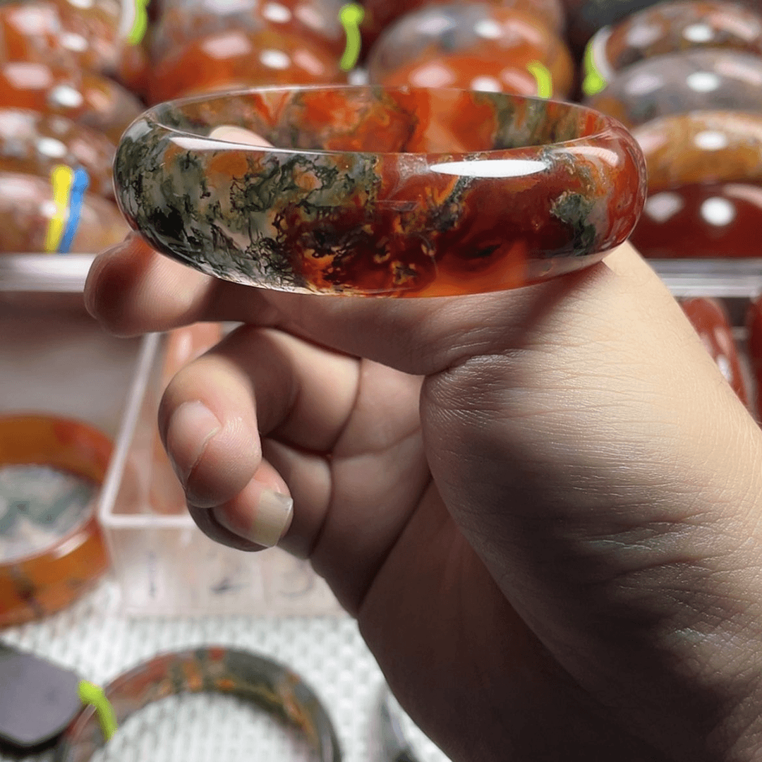 【闪购商品】玛瑙/玉髓手镯未镶嵌真****，