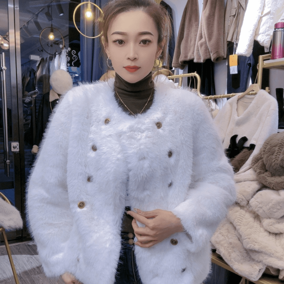 【洋气新店】2023新款冬季短外套气质女士时尚港风轻奢小外套68273