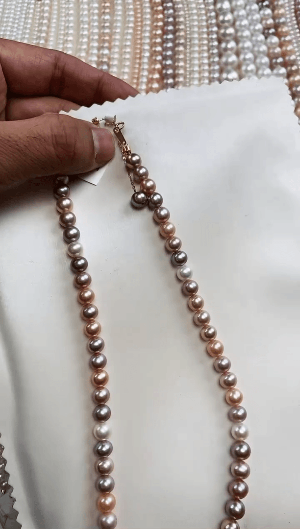 【闪购商品】淡水珍珠颈饰18K金镶嵌【璀月专属】