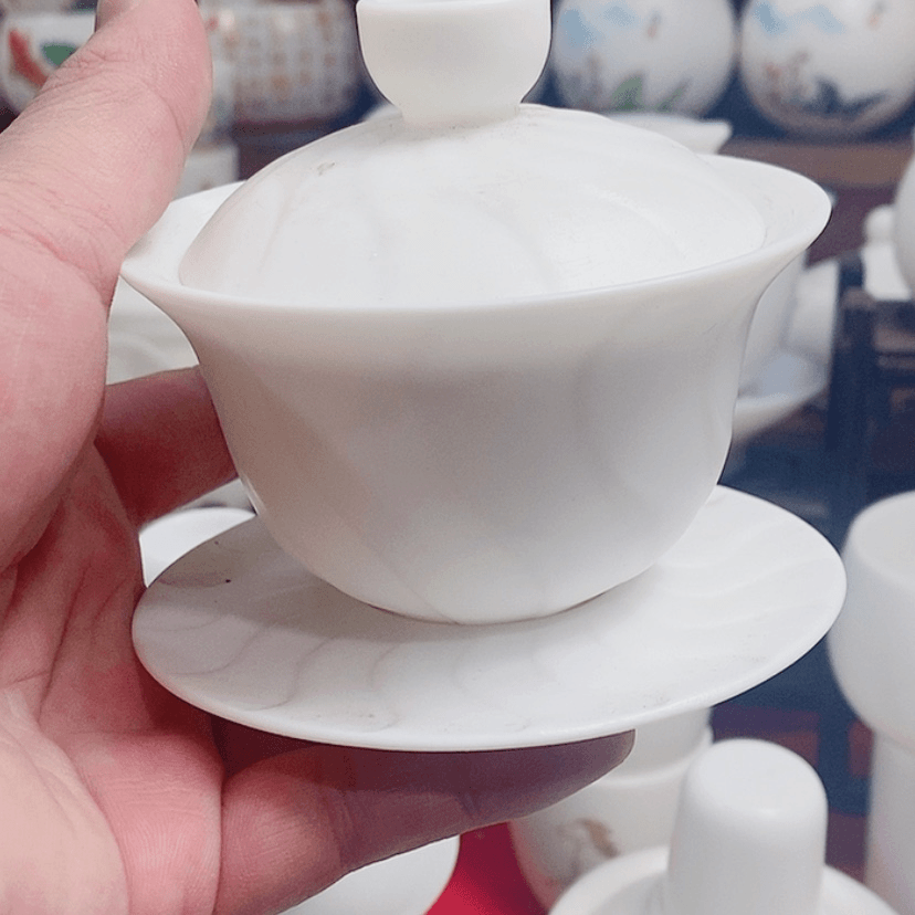 【闪购商品】瓷盖碗