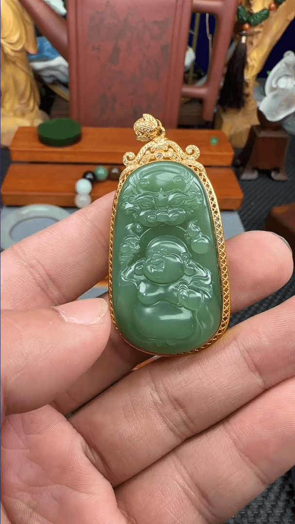 【闪购商品】和田玉牌子未镶嵌1