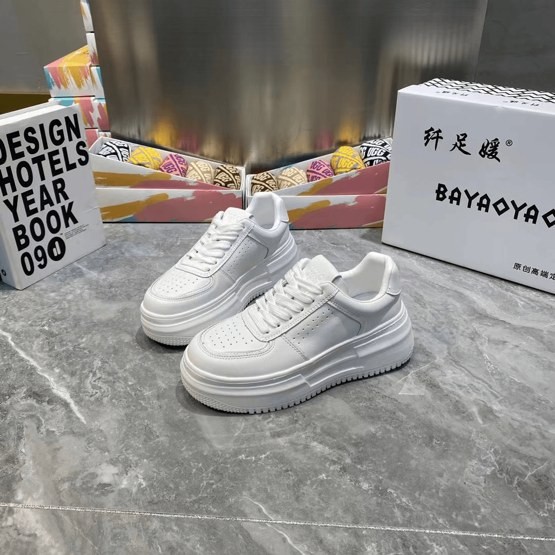 清仓处理陈太同款舒适百搭休闲小白鞋