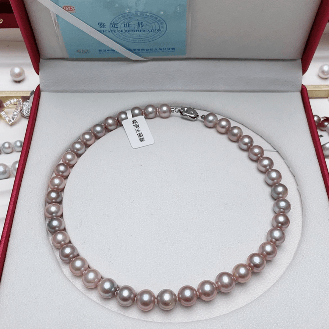 【闪购商品】淡水珍珠颈饰银S925镶嵌?**?