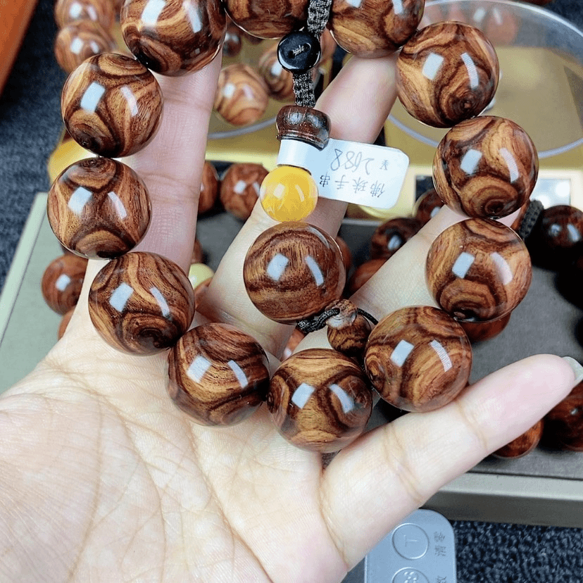 【闪购商品】安南黄檀（紫檀柳）手串/手链无**宝