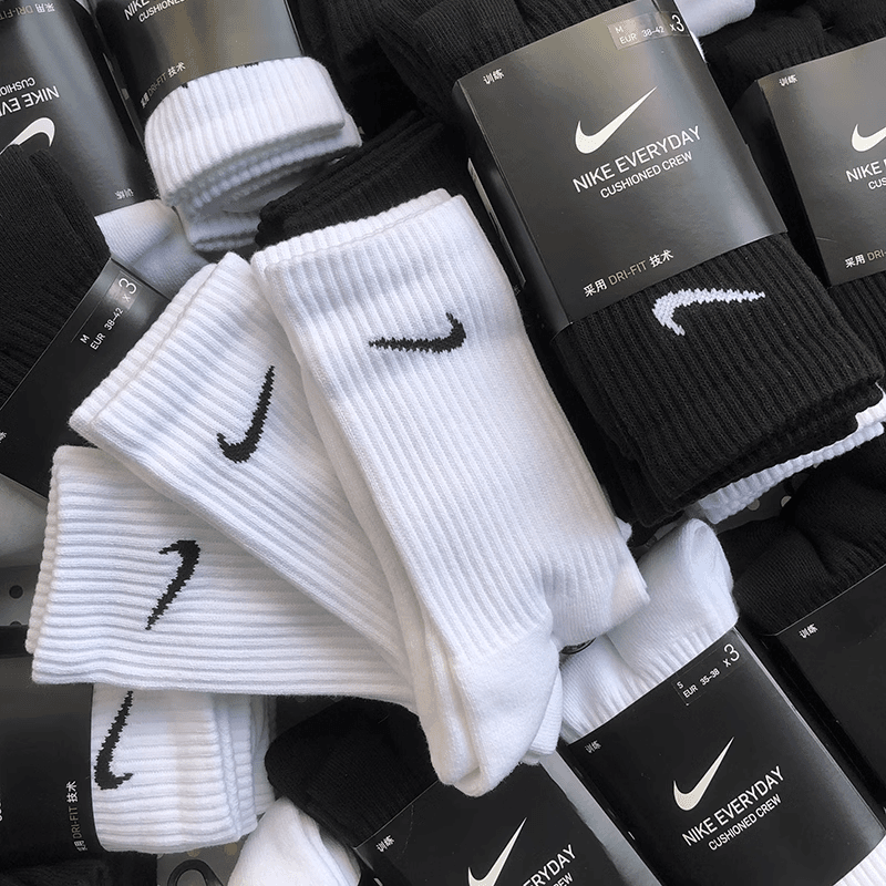 Nike/耐克袜子纯棉毛巾底短中筒长筒保暖透气男女百搭篮球运动袜n